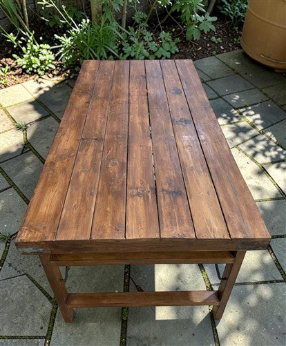 Wood Folding Table (72x36) Reclaimed Wood Farmhouse Dining Table A167