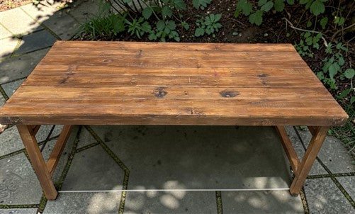 Wood Folding Table (72x36) Reclaimed Wood Farmhouse Dining Table A167