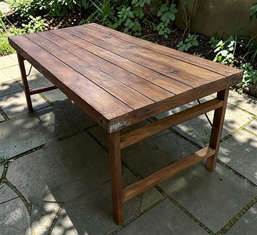 Wood Folding Table (72x36) Reclaimed Wood Farmhouse Dining Table A167