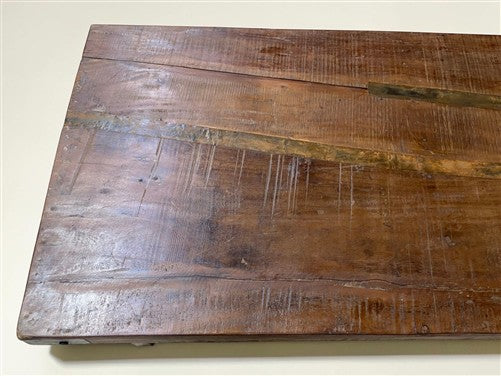 Wood Folding Table (68.5x32) Reclaimed Wood Farmhouse Dining Kitchen Table A169