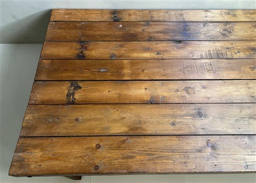 Wood Folding Table (72x36) Reclaimed Wood Farmhouse Dining Table A170