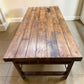 Wood Folding Table (72x36) Reclaimed Wood Farmhouse Dining Table A171