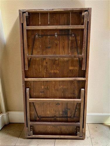 Wood Folding Table (72x36) Reclaimed Wood Farmhouse Dining Table A171