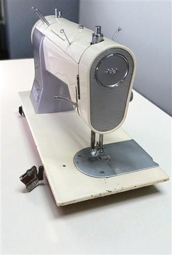 Sears Kenmore Model 158,540 Purple Sewing Machine, Serial Number 0055783