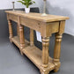 60" Sofa Table with Drawers, Coffee Table, Entryway Console Table Natural Wood A