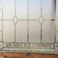 Home & Living > Home Improvement > Windows - Etched Frosted Clear Glass Vintage Church Window, Architectural Art Glass, I...