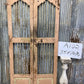Home & Living > Outdoor & Gardening > Garden Decoration > Yard Art - Vintage Indian Garden Gates, Carved Metal Teak Doors,...