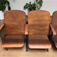 Home & Living > Furniture - 4 Vintage Wood Folding Theater Seats, Auditorium Seats, Entryway Bench, E13 by The Old Grainery
