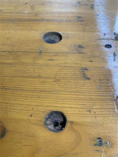 Vintage German Oktoberfest, Beer Garden Table and Benches, Picnic Table, Y29