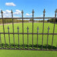 Home & Living > Outdoor & Gardening > Garden Decoration > Yard Art - Wrought Iron Vintage Fence Panel (97x41) Architectura...