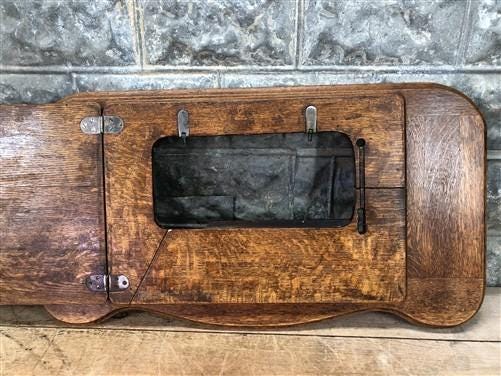 New Goodrich Wood Table Top, Treadle Sewing Machine Base, Cabinet Part Vintage