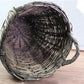 Home & Living > Storage & Organization > Baskets - Round Wicker Basket, Vintage German Woven Rattan Basket, Storage Organi...