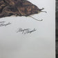 Art & Collectibles > Prints > Lithographs - Maryrose Wampler, Piedmont Azalea Violet, Signed Print, 28x22 Wall Art, Plate...