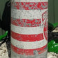 Big H Equipment Chicken Feeder, Vintage Galvanized Tin Chicken Feed Dispenser A