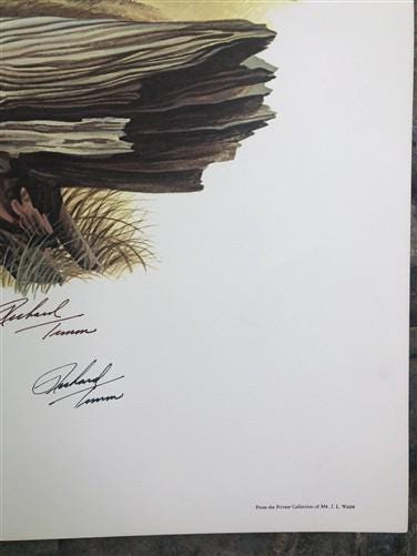 Art & Collectibles > Prints > Lithographs - Richard Timm, Timber Wolf, Signed Print, 28x22 Wade Collection, Plate 34 by Th...