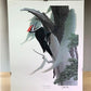 Art & Collectibles > Prints > Lithographs - Richard Sloan, Woodpecker, Signed Print, 28x22, Wade Collection, Plate 48 by T...