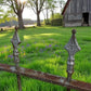Home & Living > Outdoor & Gardening > Garden Decoration > Yard Art - Wrought Iron Vintage Fence Panel (95x37) Architectura...