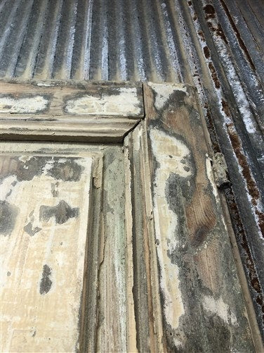 Antique French Double Doors (39.5x96.5) Raised Panel Doors, European Doors A298