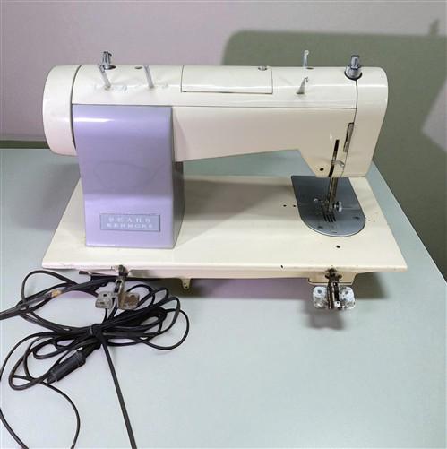 Sears Kenmore Model 158,540 Purple Sewing Machine, Serial Number 0055783