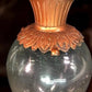 Antique Apothecary Show Globe, Hanging Pharmacy Globe,  Glass Jar D