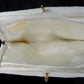 Bags & Purses > Handbags > Clutches & Evening Bags - Ivory White Seed Beaded Satin Bridal Formal Evening Bag Clutch Coin P...