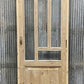 Antique French Single Door (27.5x82) Glass Pane Door with Jamb, Encased Door T13