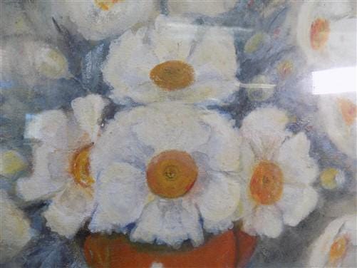 Wall Art - 1920s Sweet Laura Lee Depression Era Folk Art Paint Canvas Plexi, Original J by The Old Grainery