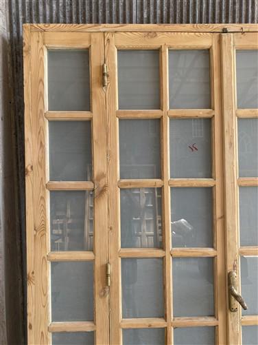 Antique French Double Doors (71x88) Frosted Glass European SideLite Jamb C7