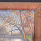 Wall Art - 1920s Hawksworth Midwest Landscape Painting, Original Art Rowboat Water, L by The Old Grainery
