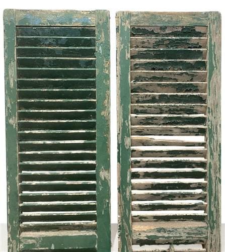 Home & Living > Home Improvement > Moldings & Trim - Antique Farmhouse Shutters, Wood Door Window Shutter, Architectural S...