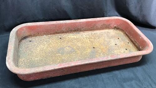 Toys & Games > Toys > Push & Pull Toys > Wagons - Little Red Wagon Bed Only, Wagon Pull Toy Part, Rustic Vintage Radio Fly...