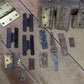 Home & Living > Home Improvement > Hinges - Hinges Door Cabinet Vintage Architectural Salvage Reclaimed Hardware Lot R by...