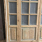 Antique French Double Doors (71x88) Frosted Glass European SideLite Jamb C14