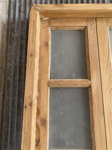 Antique French Double Doors (71x88) Frosted Glass European SideLite Jamb C8