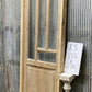 Antique French Single Door (27.25x82) Glass Pane Door with Jamb, Encased Door T5