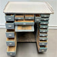 Home & Living > Furniture > Office Furniture > Desks - Watchmaker Bench, Vintage Jewelers Workbench, Entry Hall Table, Ind...
