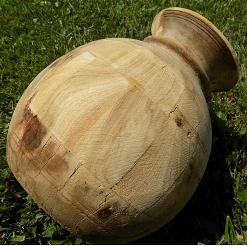 Home & Living > Home Decor > Home Accents > Vases - Water Jug, Wood Pot, Wood Vase, Rustic Planter, Modern Farmhouse, Euro...