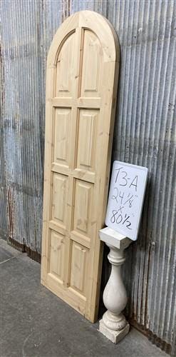 Arched French Single Door (24.125x80.5) Panel Doors, European Styled Doors T3-A