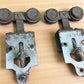 Home & Living > Home Improvement > Hardware - Vintage Pocket Door Hardware, Barn Door Rolling Architectural Salvage A10 by...