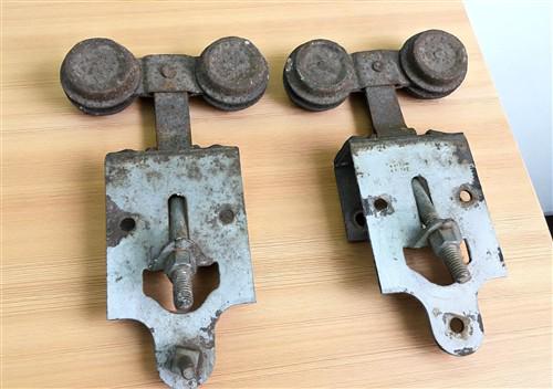 Home & Living > Home Improvement > Hardware - Vintage Pocket Door Hardware, Barn Door Rolling Architectural Salvage A10 by...