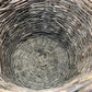 Home & Living > Home Decor > Home Accents - Round Wicker Basket, Vintage German Woven Rattan Basket, Storage Organizer N b...