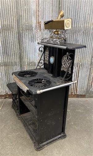 Quick Meal Kerosene Stove, Vintage 3 Burner Stove Range, Kerosene Fuel Tank