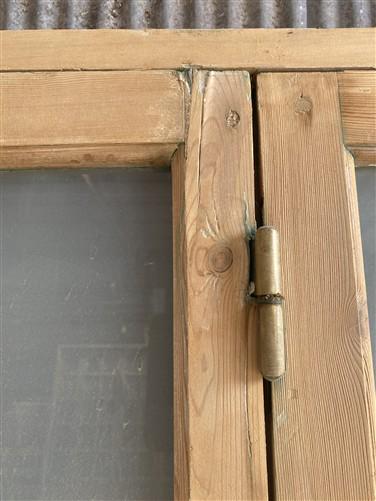 Antique French Double Doors (71x88) Frosted Glass European SideLite Jamb C4