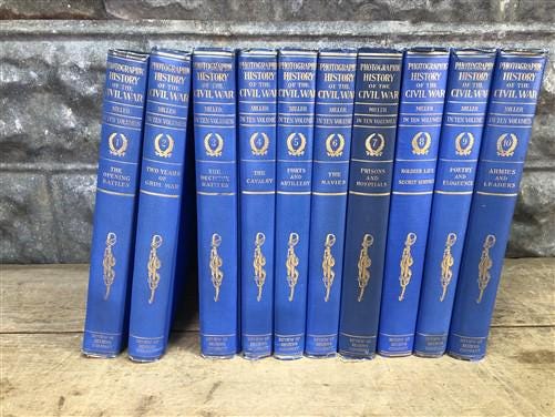 Books, Movies & Music > Books > History Books - 1912 Photographic History of The Civil War, Semi Centennial 10 Volume Set...