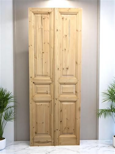 French Double Doors (36x96) Raised Panel Doors, European Styled Doors NM6