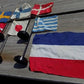 Art & Collectibles > Collectibles > Memorabilia - Lot Mini Flags Denmark Greece Finland Japan Netherlands Sweden, Vintage...