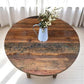 Rustic Round Table, Vintage Dining Room Table, Kitchen Island, Game Table,  G