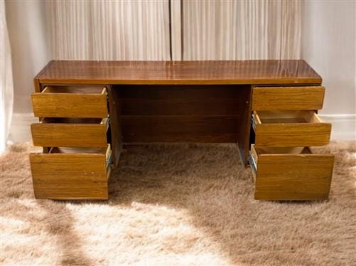 Home & Living > Furniture > Office Furniture > Desks - Mid Century Modern Desk, MCM Wood Furniture, Danish Modern, Library...