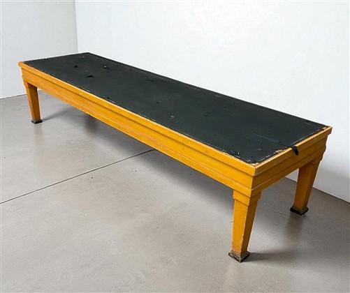 8' Countertop Showcase Base, Vintage Display Case Podium, Store Counter Table