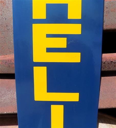 Art & Collectibles > Collectibles > Advertisements - Michelin Sign, Metal Porcelain Sign, Tire Advertising, Michelin Man B...